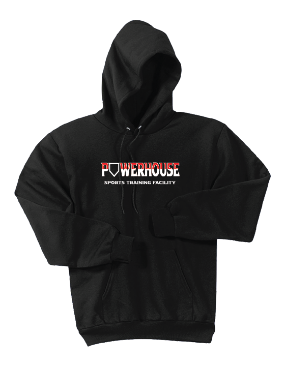 ☆FREEDOM☆ Powerhouse Two-Tone Logo Overfit T-Shirt Black P Store 2 — POWERHOUSE